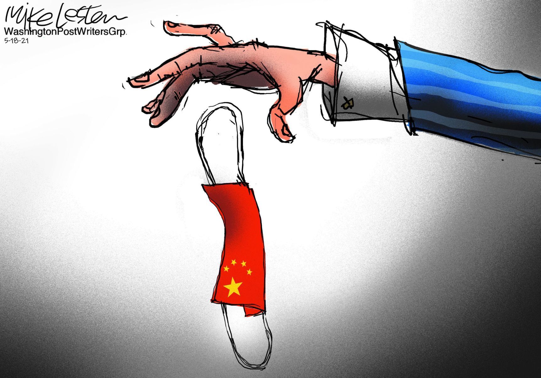 Mike Lester cartoon